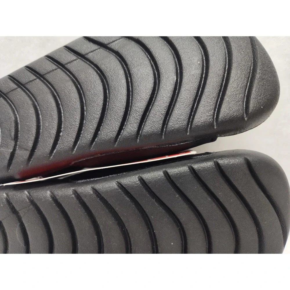 Nike Toddler‎ Kawa Slides Sandals BV1094-003 Black Metallic Gold Sz 10